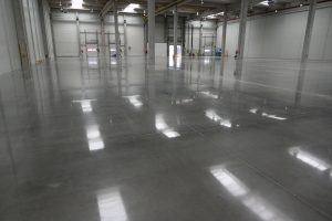 Brúsená betónová podlaha systémom Trowel Shine